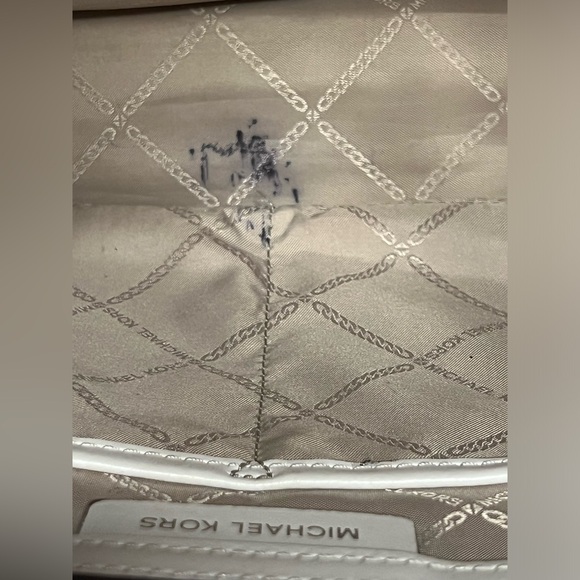 Michael Kors Monogram White and Grey Tote - Picture 8 of 15